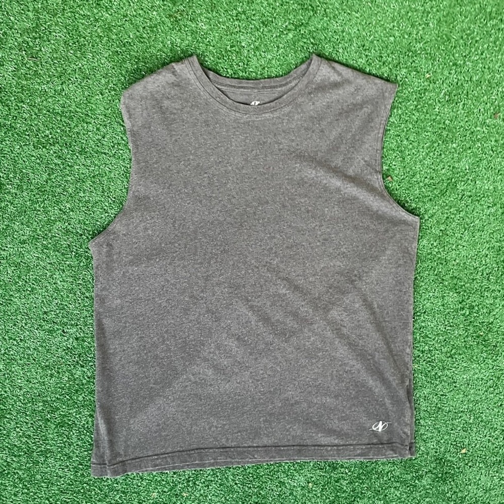 Heather Gray Sleeveless Athletic Tank